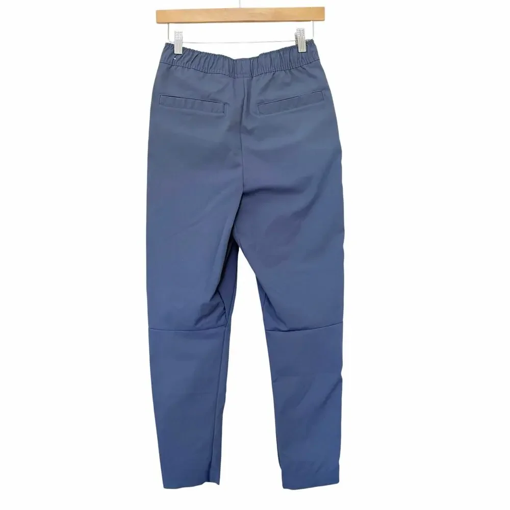 Nike Club Mens Woven Tapered Leg Pants Blue Sz S